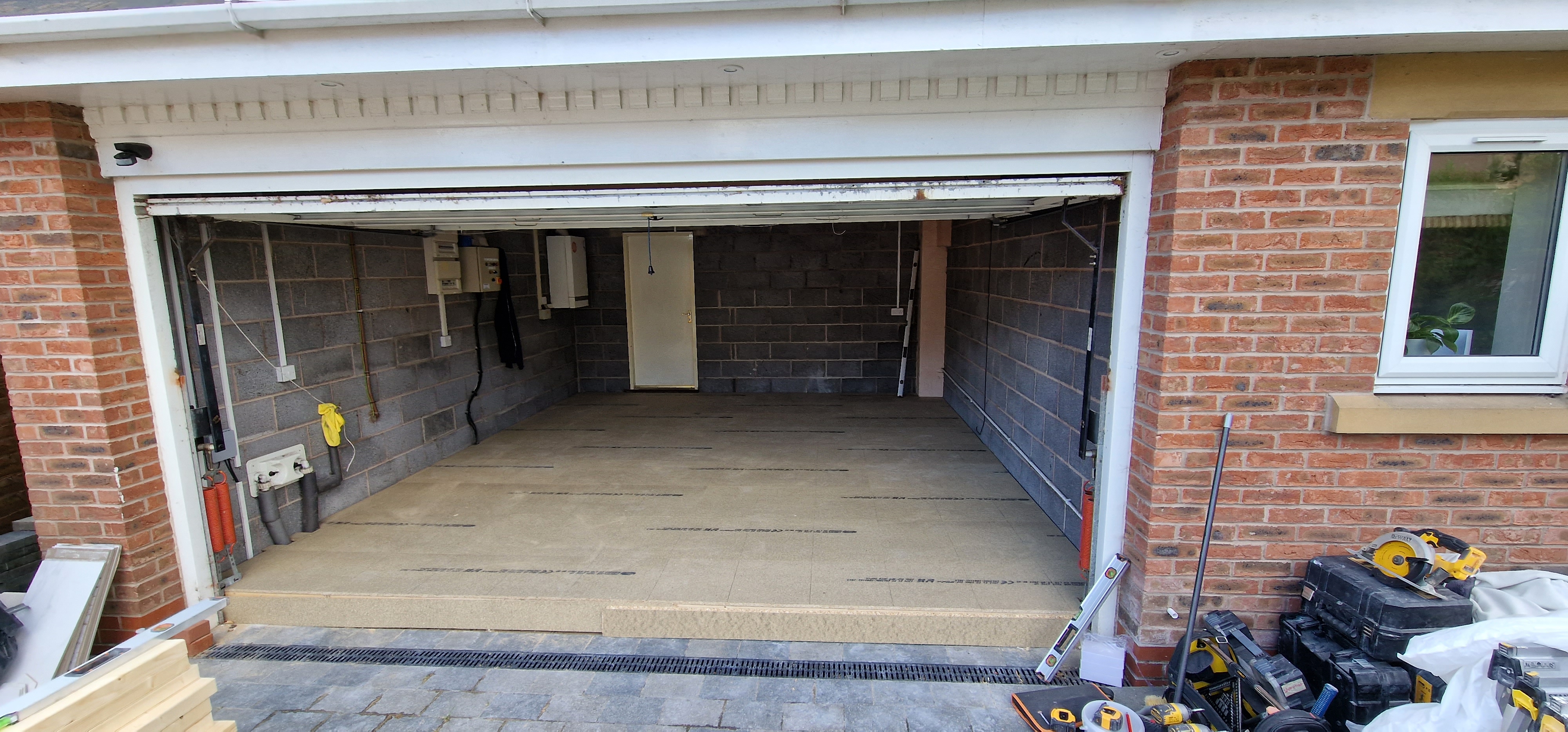 Garage to Bicycle Cleaning Room Conversion - Thumbnail 2