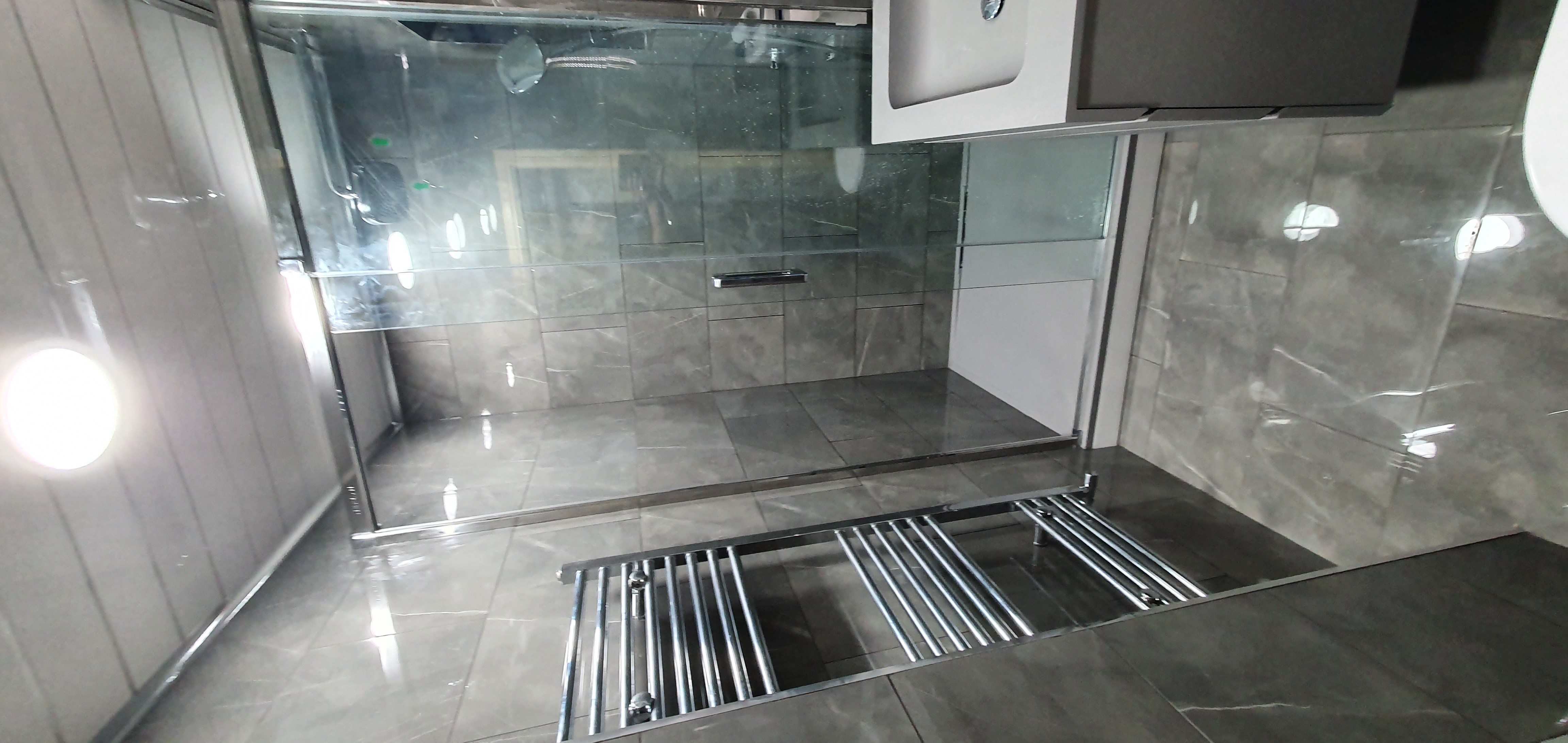 Sleek Black Bathroom Transformation - Thumbnail 4